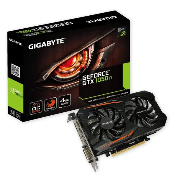 GIGABYTE Geforce GTX 1050 pci_e Ti OC 4GB GDDR5 128 Bit Refurbished