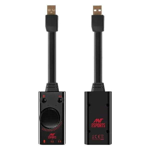 Ant Esports 7.1 USB Gaming Sound Card, 7.1 - Image 2