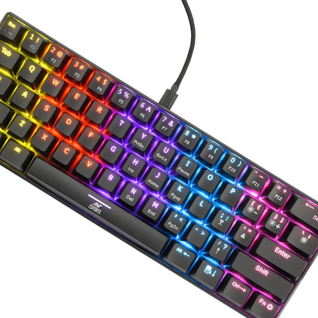 Ant-Esports-MK1200-Mini-Wired-Mechanical-Gaming-Keyboard-with-RGB-Backlit-Lighti-2-1080x1080 ANT ESPORTS MK1200 MINI 60% RGB MECHANICAL GAMING KEYBOARD - Image 1