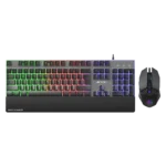 KM550 Wired Gaming Keyboard & Mouse combo - Black