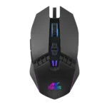 KM550 Wired Gaming Keyboard & Mouse combo - Black - Image 3