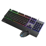 KM550 Wired Gaming Keyboard & Mouse combo - Black - Image 2
