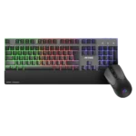 KM550 Pro Wireless Gaming Keyboard & Mouse combo - Black - Image 2